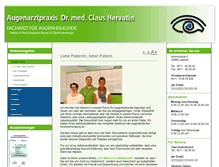 Tablet Screenshot of dr-hervatin.de